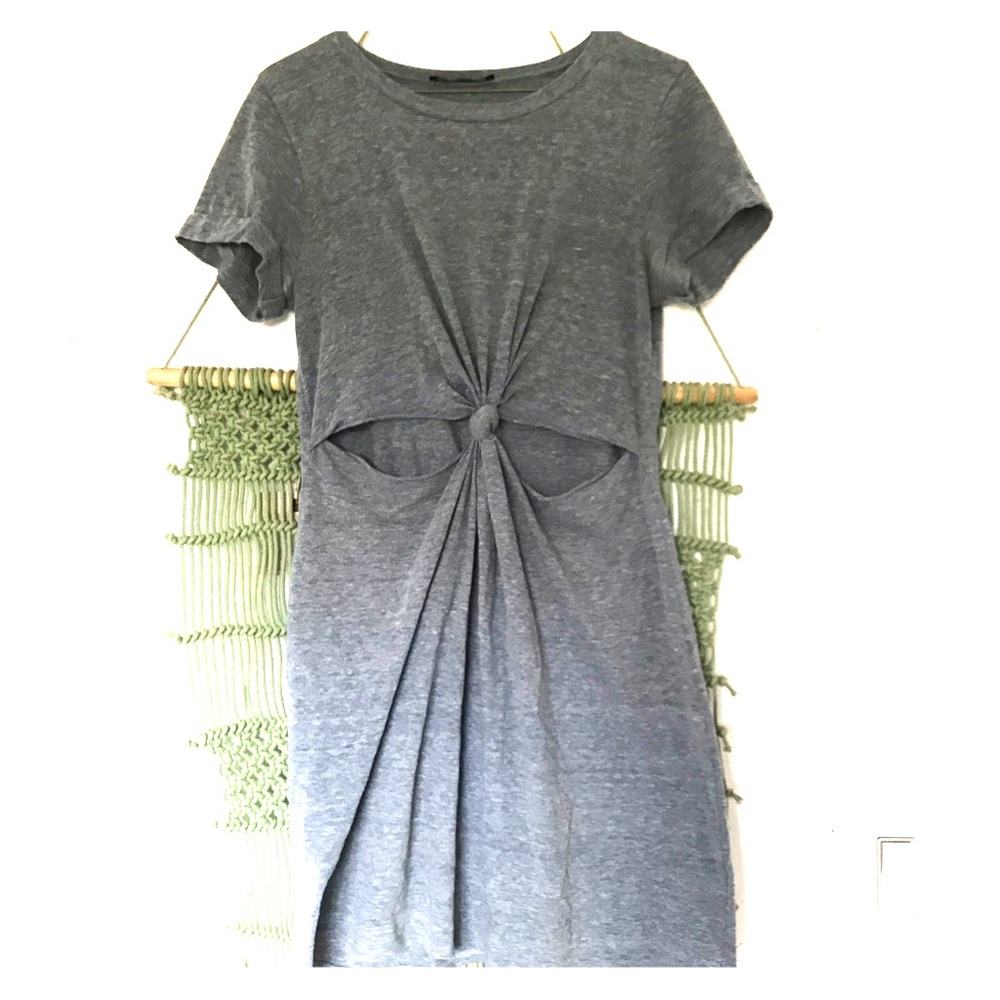 Blue/Grey T shirt dress